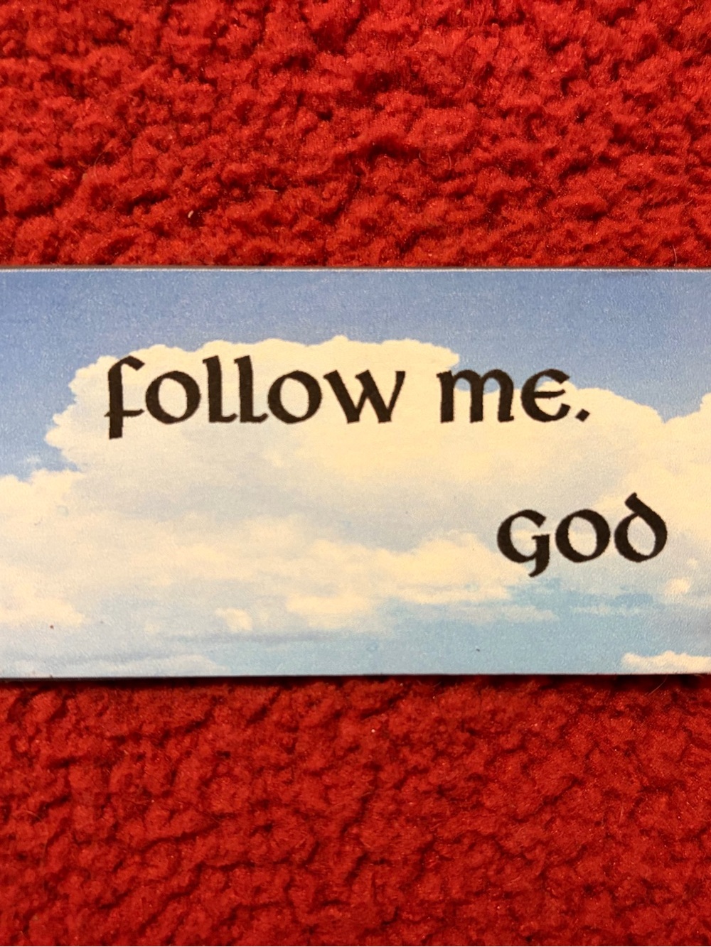 Messages from God magnet